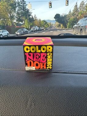 Pink color changing Needoh toy